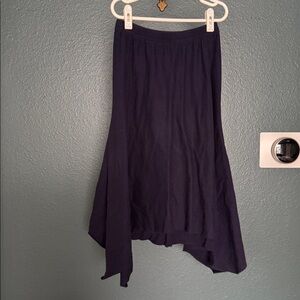 Vintage American Apparel Dark Blue Midi Skirt